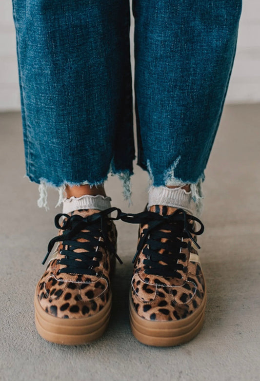 Leopard Gold Sneaks