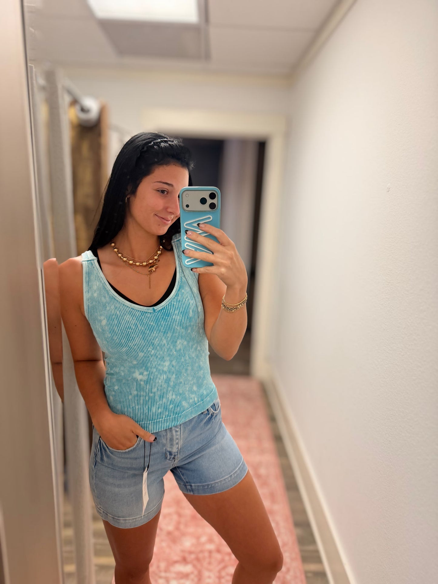 Ribbed Seamless Tank