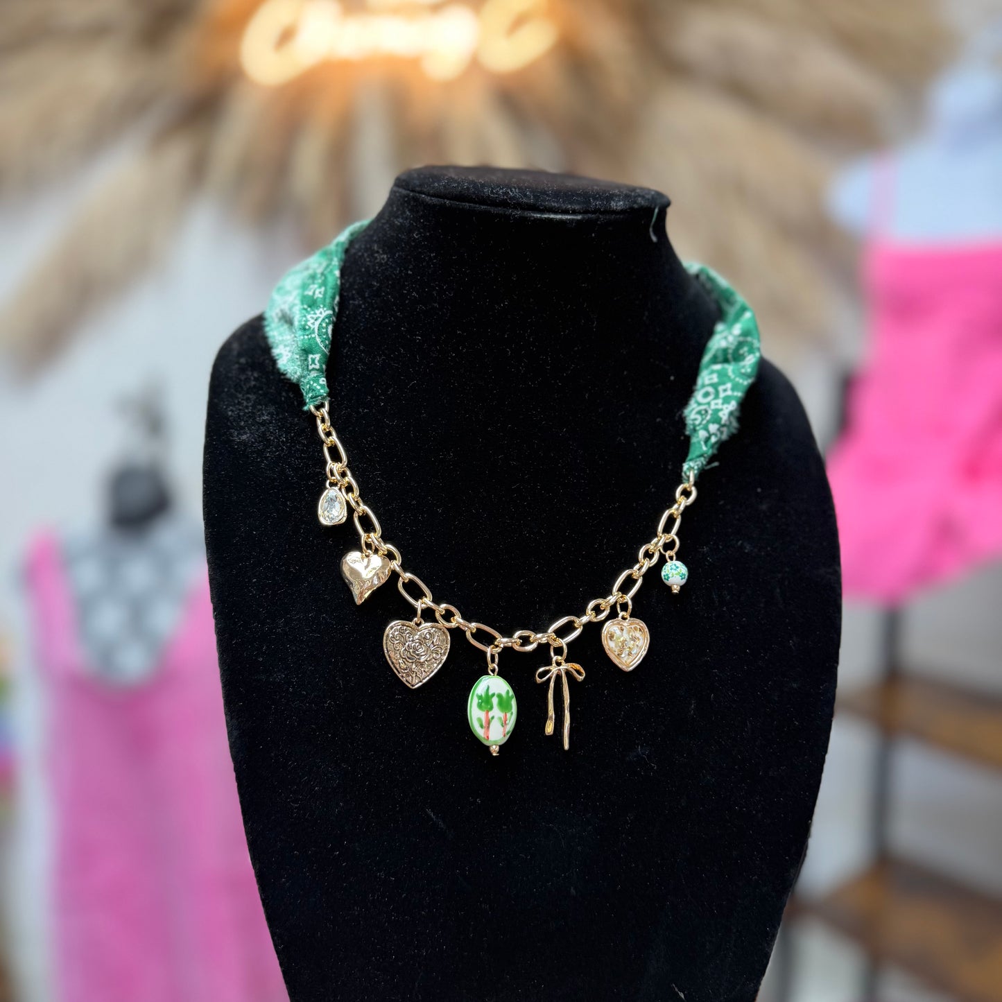 Scarf Charm Necklace