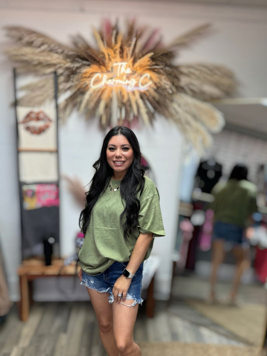 Washed Short Sleeve Tee