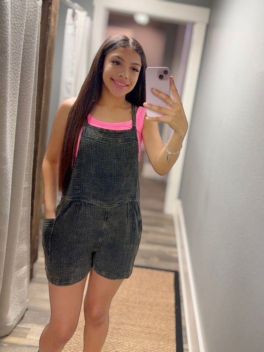 Gauze Tie Back Romper