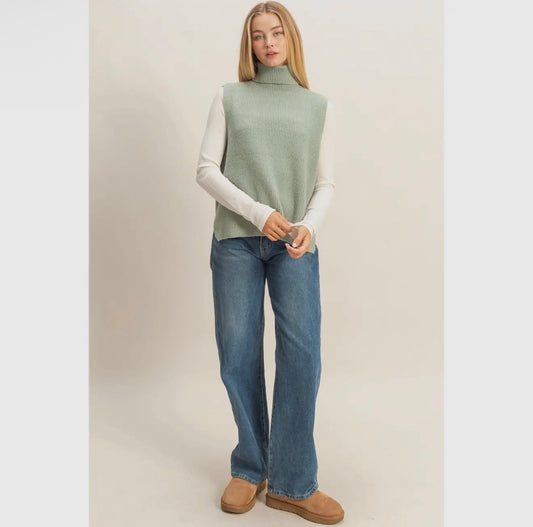 Sage Sweater Vest