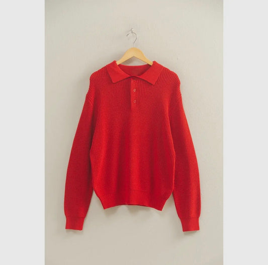 Oversized Collar Sweater