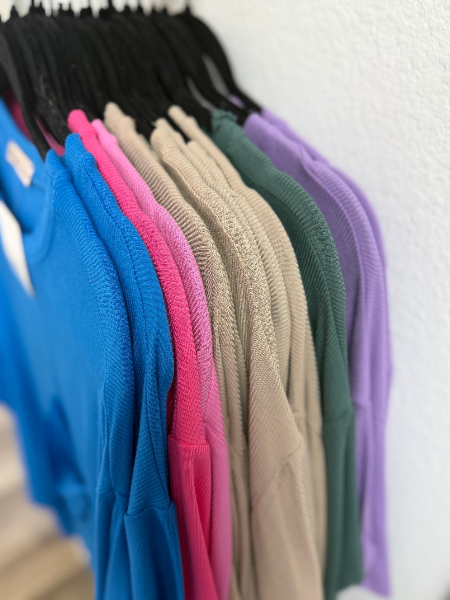Oversized Ribbed Short Sleeve