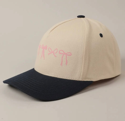 Ribbon Bow Cap