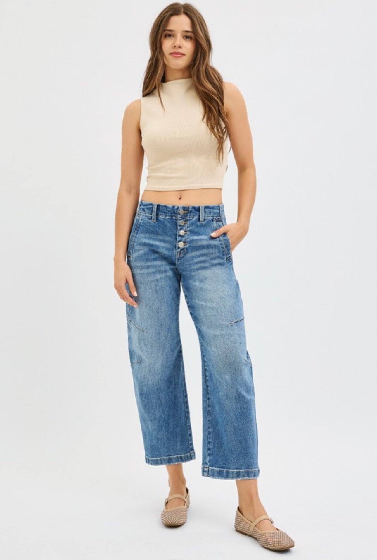 Slouchy Barrel Jeans