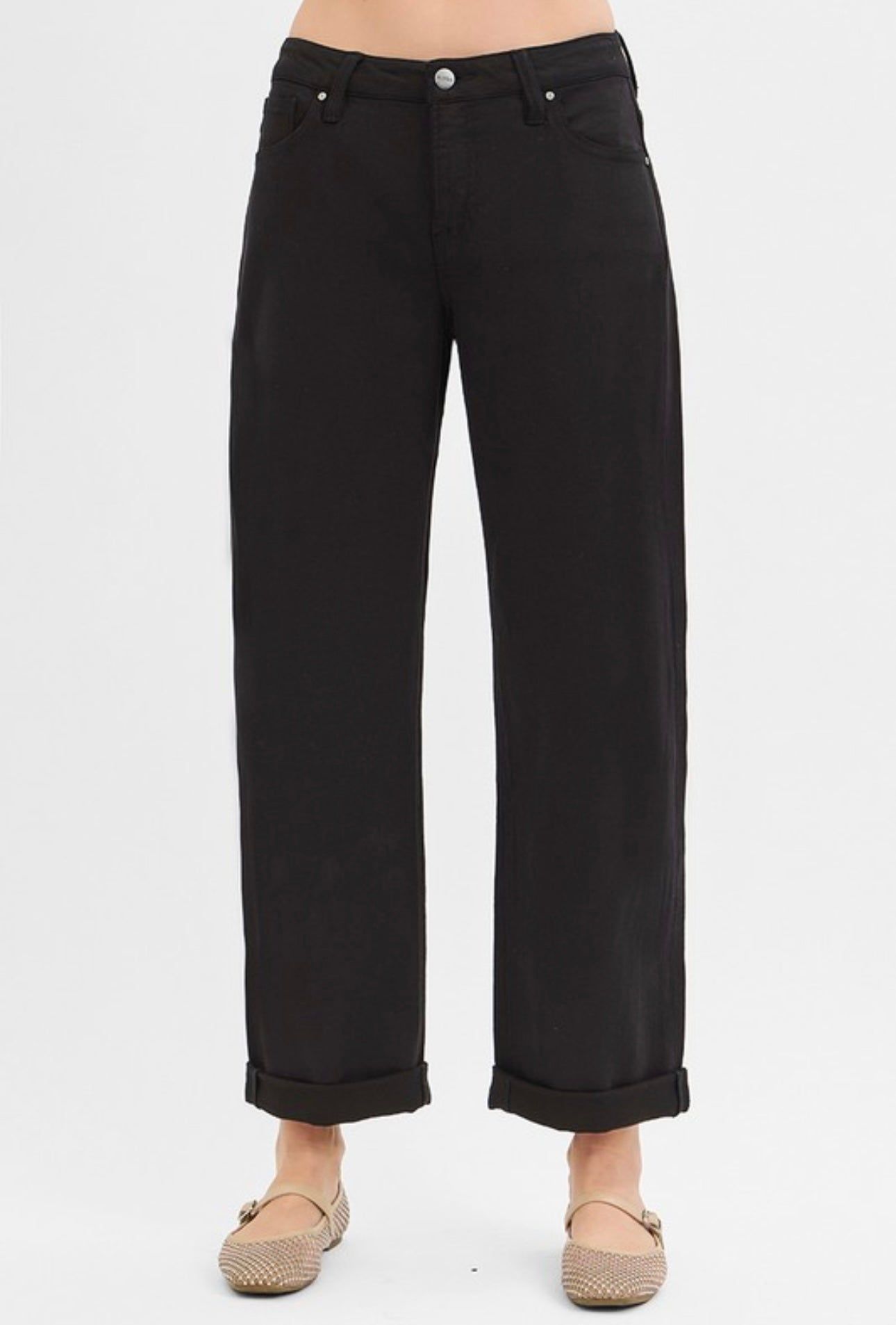 TC Black Mid Rise Barrel
