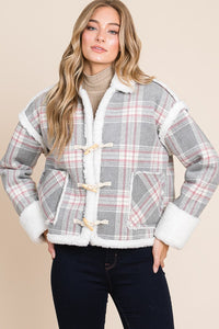 Plaid Sherpa Jacket