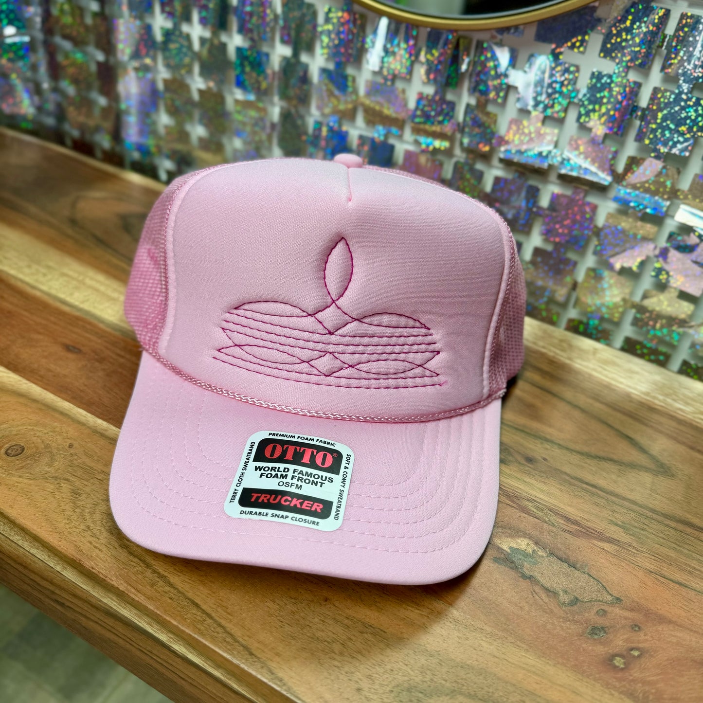 Boot Stitch Trucker
