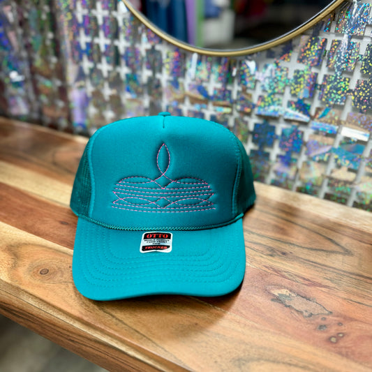 Boot Stitch Trucker
