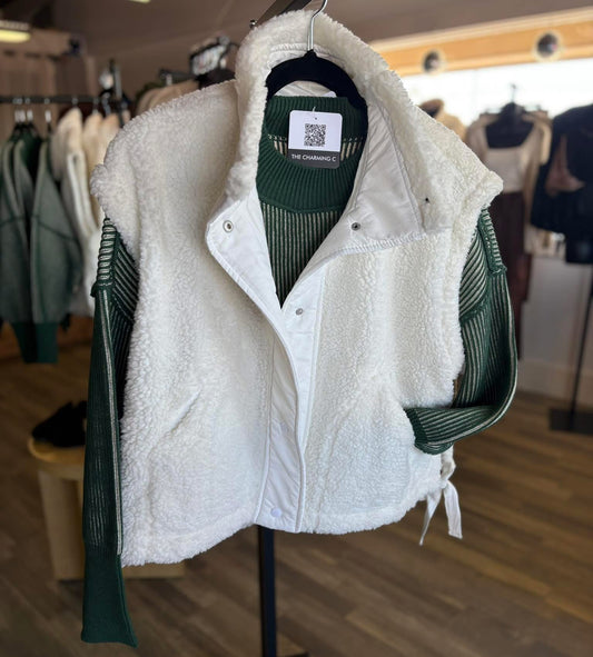 Green Two Tone Sweater