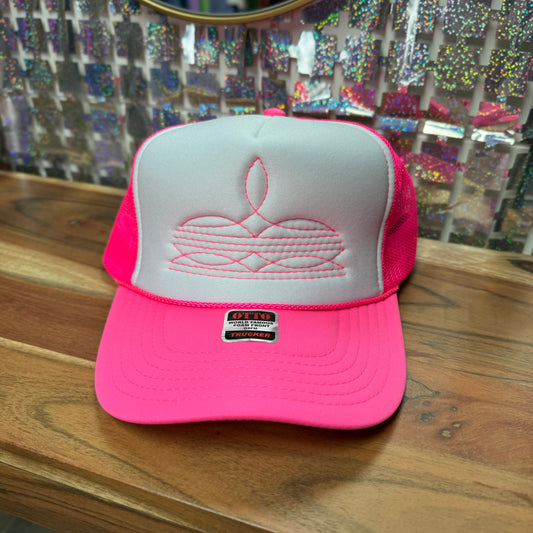 Boot Stitch Trucker