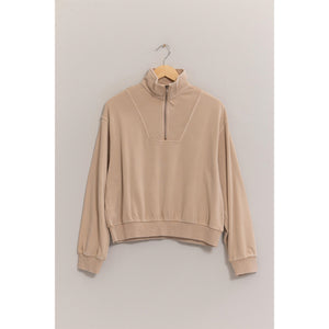 Half Zip Sweatshirt