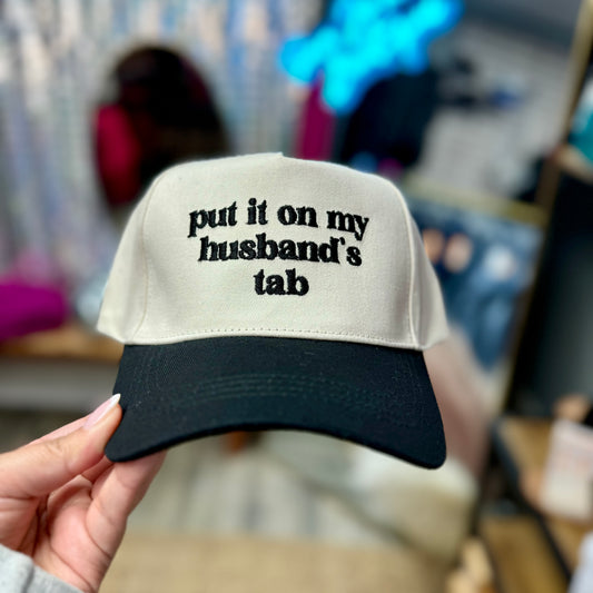 Husbands Tab Embroidered Cap