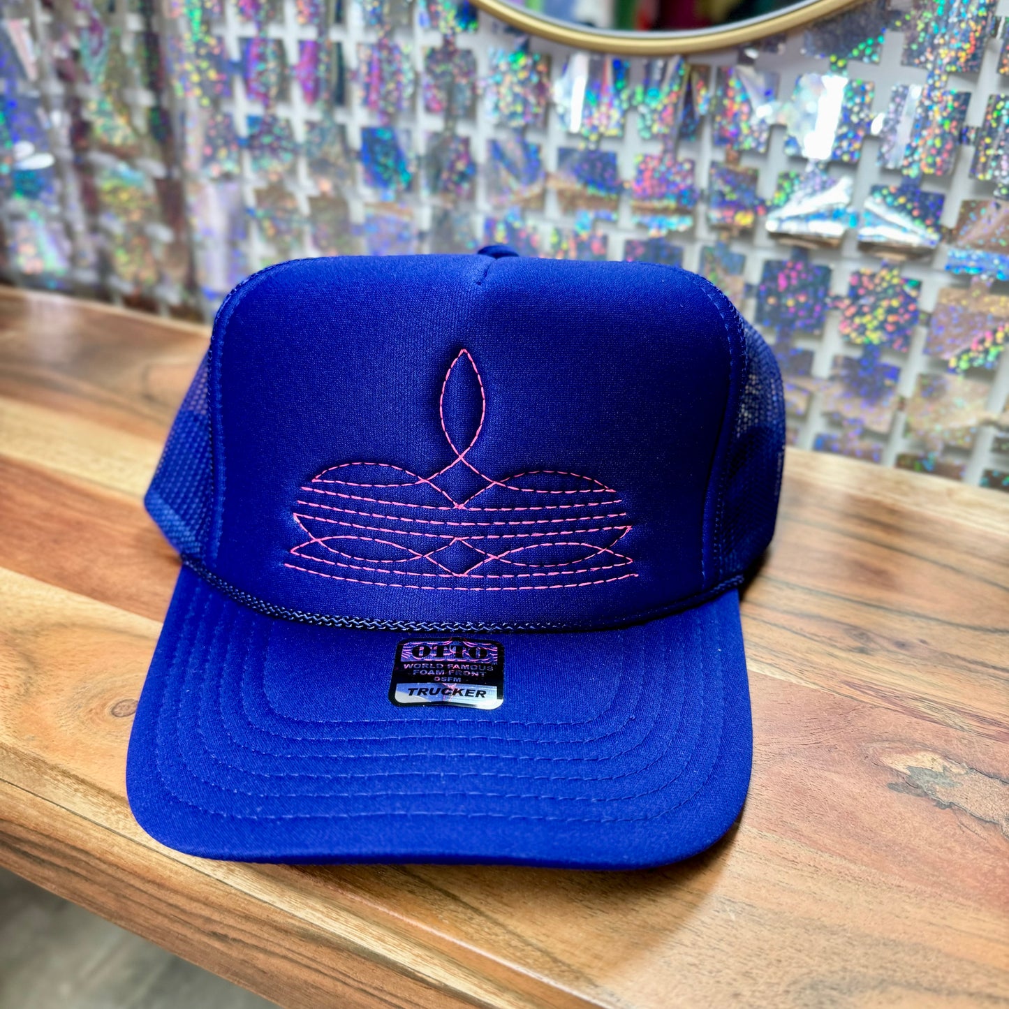 Boot Stitch Trucker