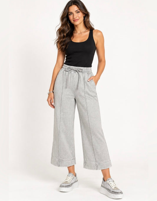 Sleet Fleece Pintuck Pants