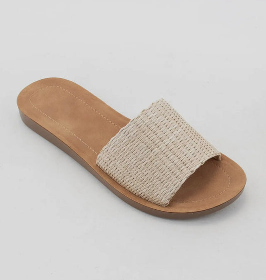 Bone Flexible Sandals