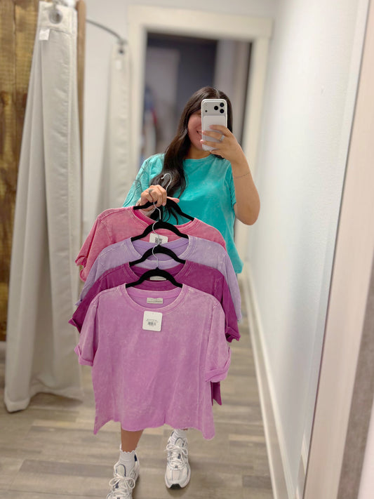 Roll Cuff Crop Top