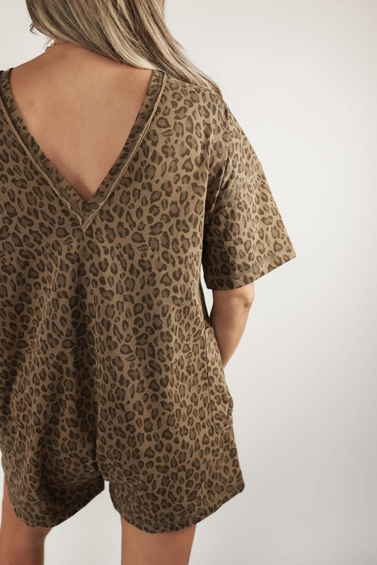 Leopard Comfy Romper