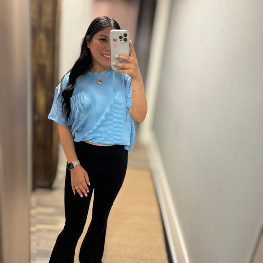 Ribbed Short Sleeve