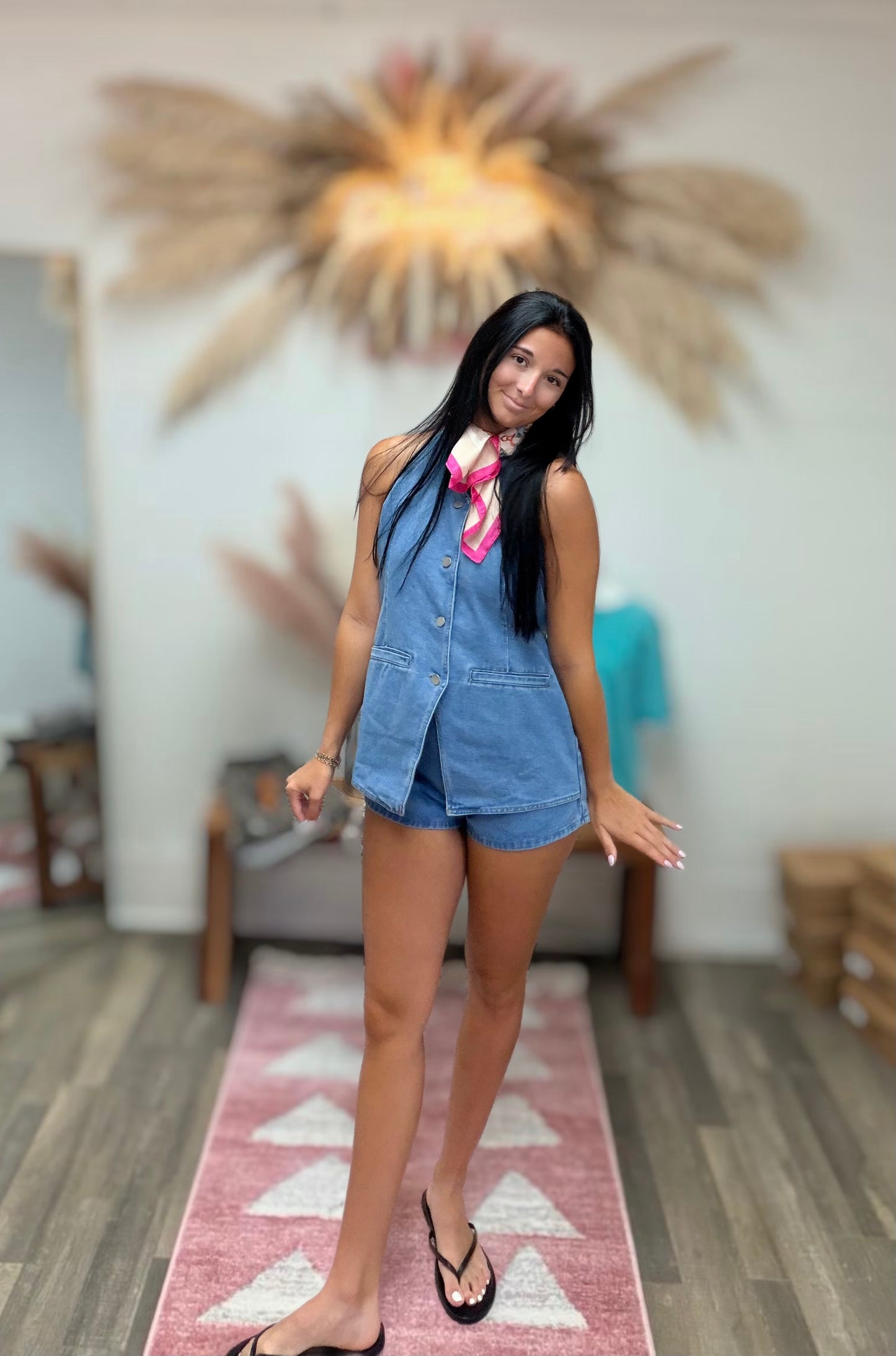 Darlin Denim Romper