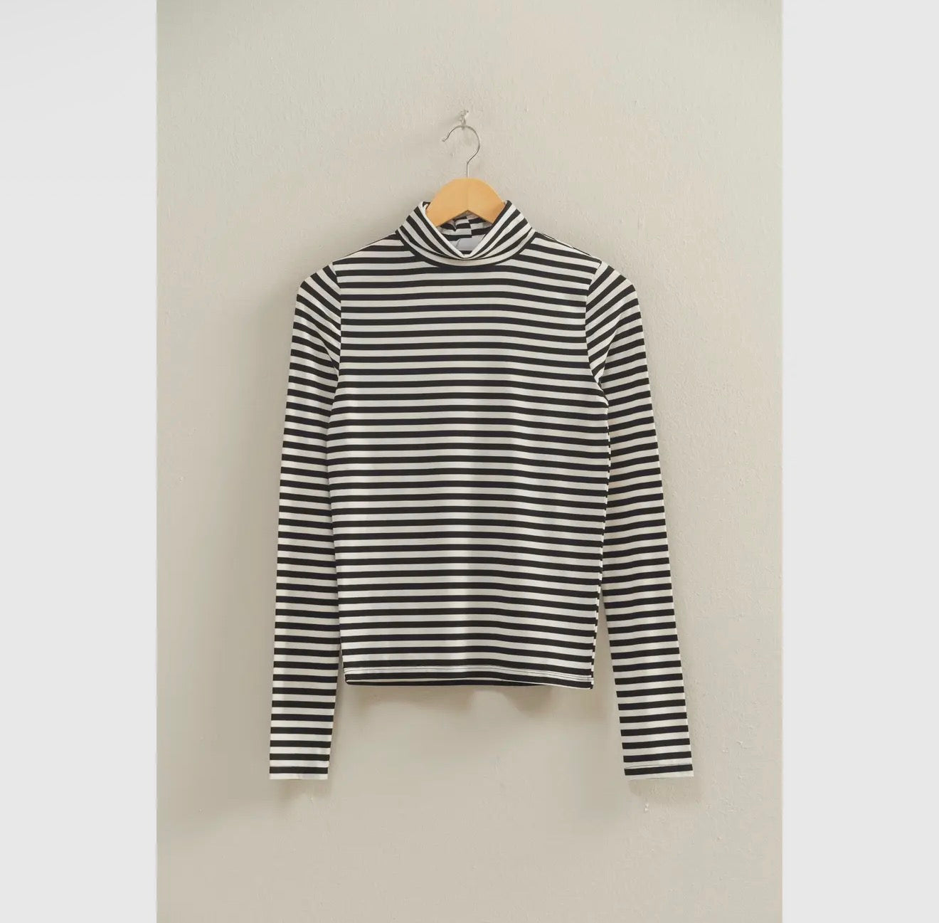 Striped Turtleneck