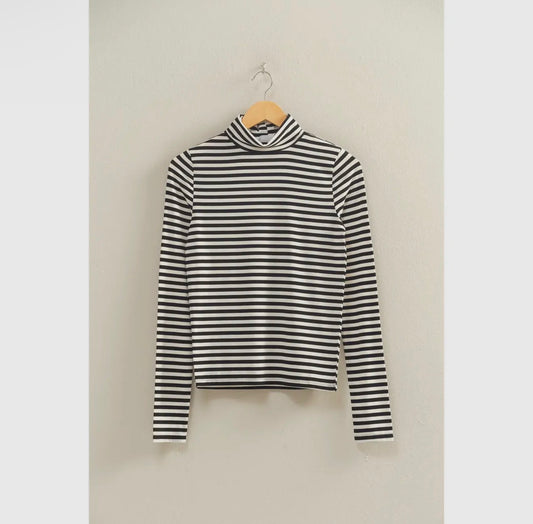 Striped Turtleneck