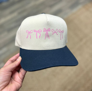 Ribbon Bow Cap