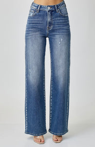 Risen HR Wide Leg Jeans