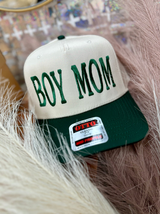 Green Boy Mom Trucker