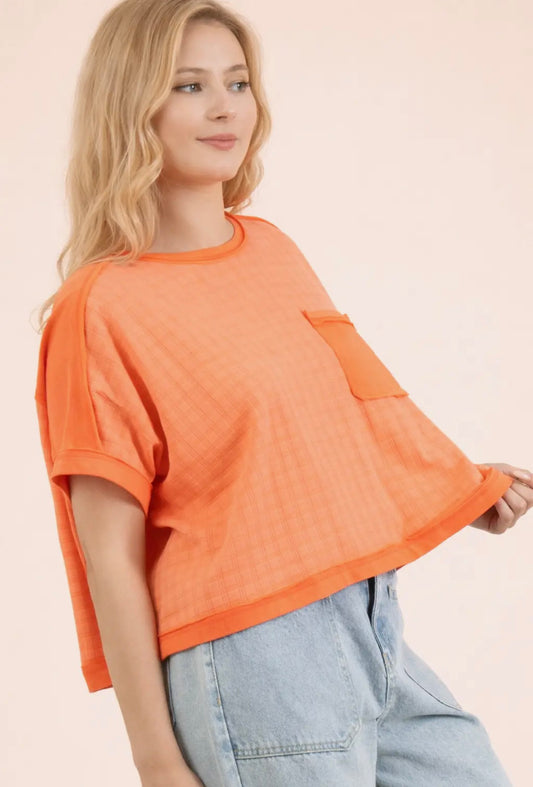 Dolman Textured Knit Top