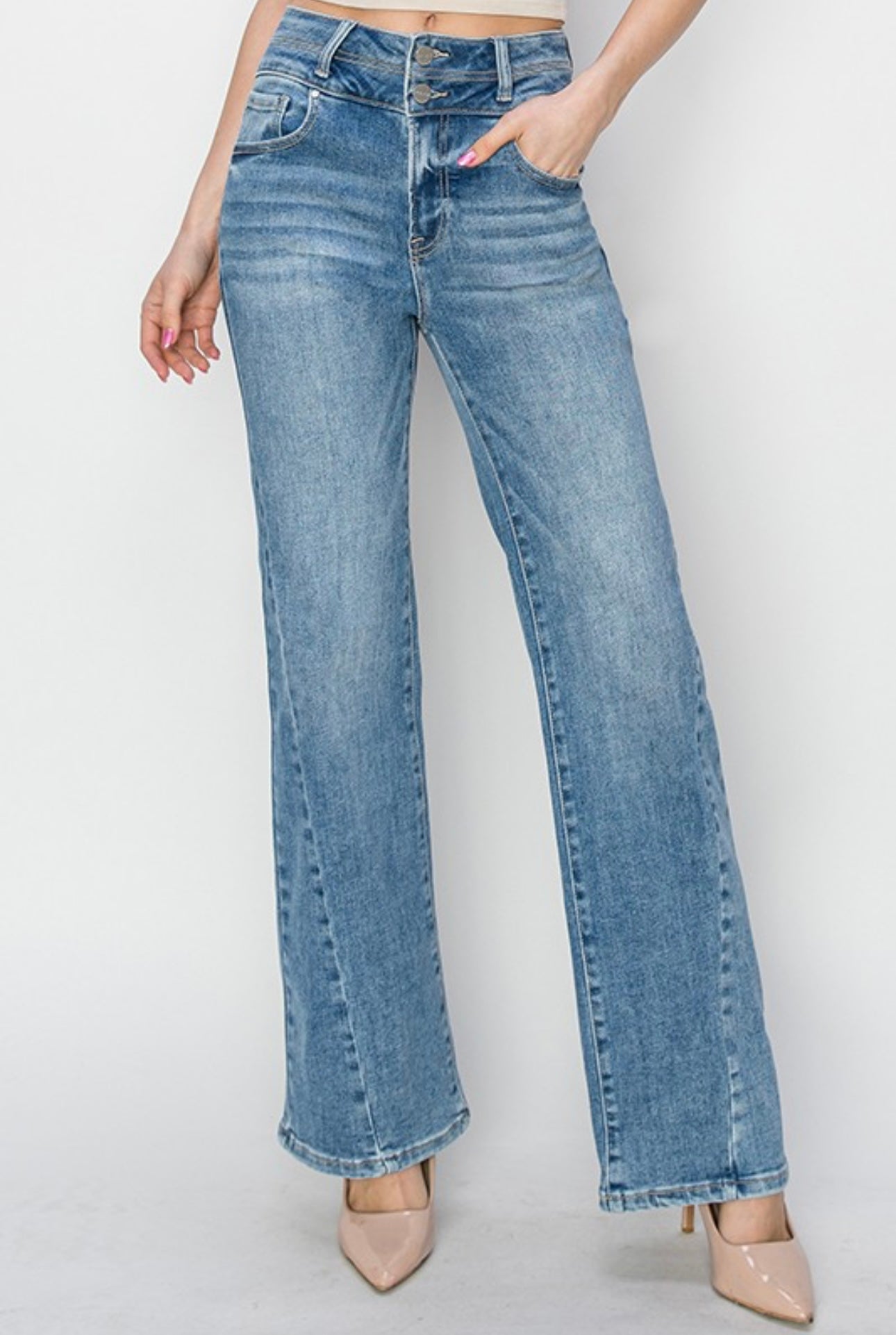 HR Ankle Straight Jeans