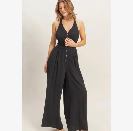 Black Halter Jumpsuit