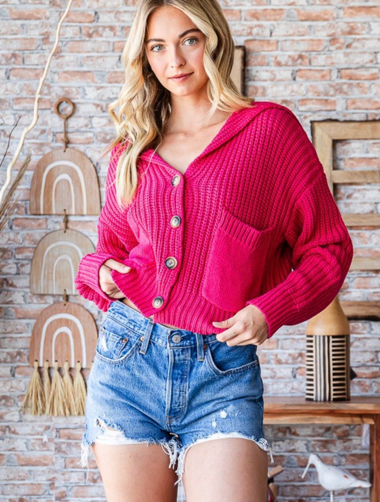 Knit Sweater Cardigan