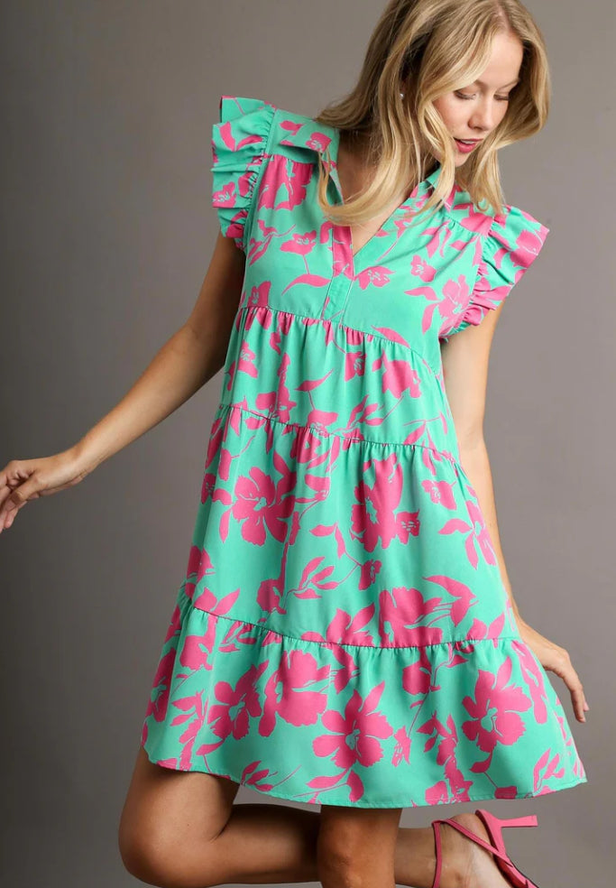 Cotton Candy Tiered Dress