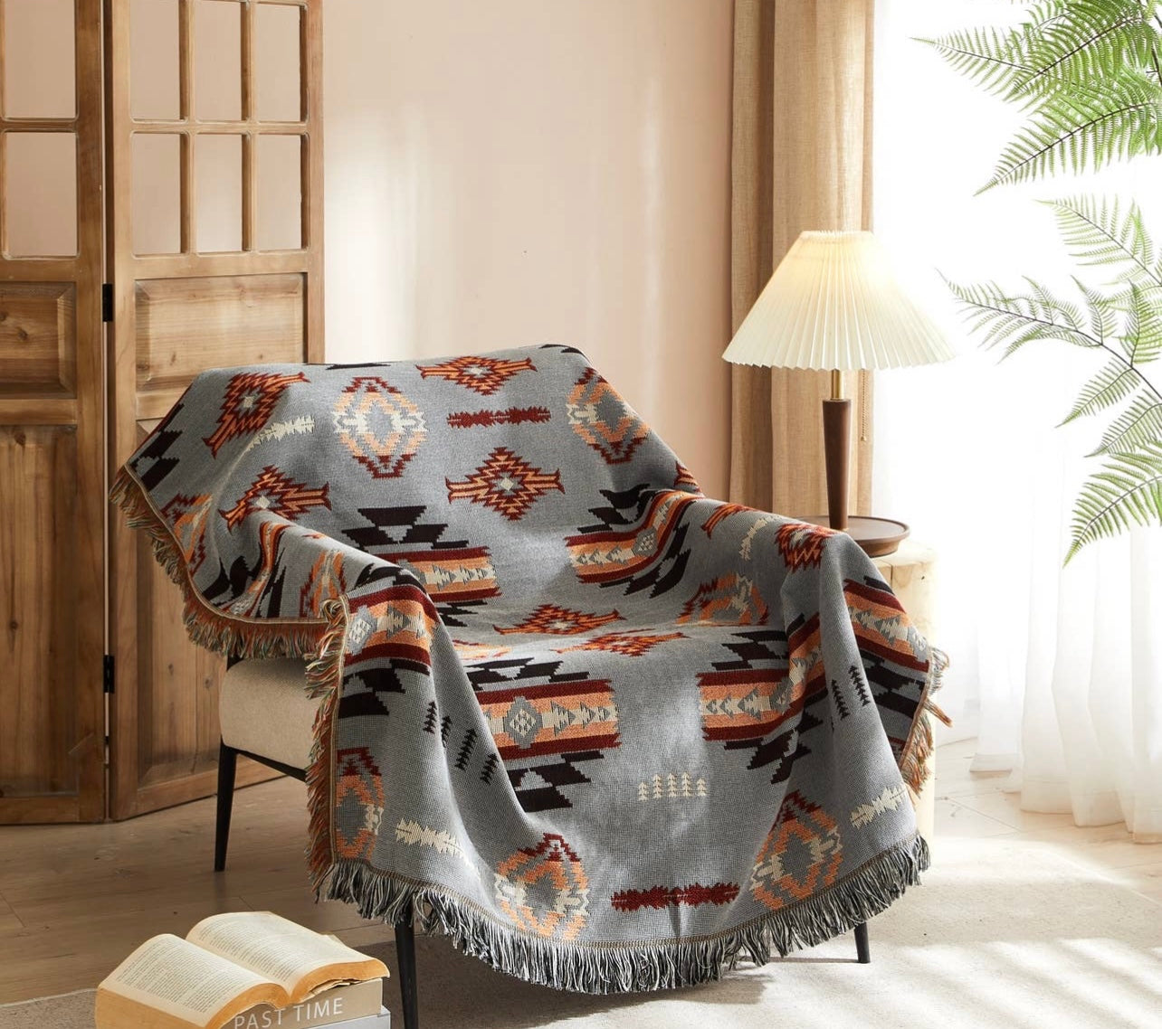 Woven Boho Throw