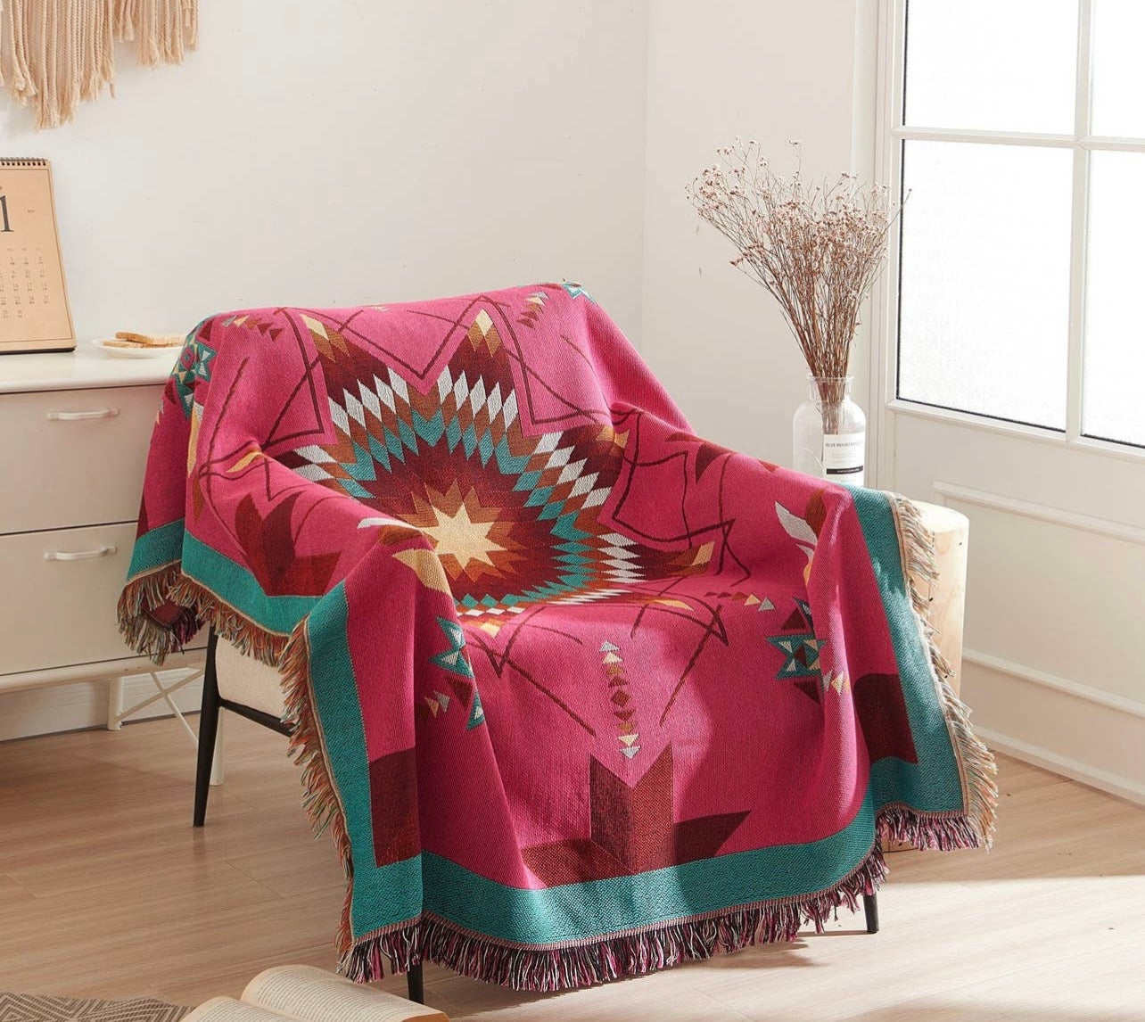 Woven Boho Throw