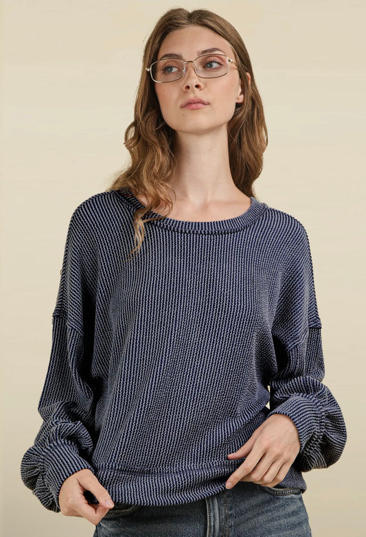 Oversized Knit Top