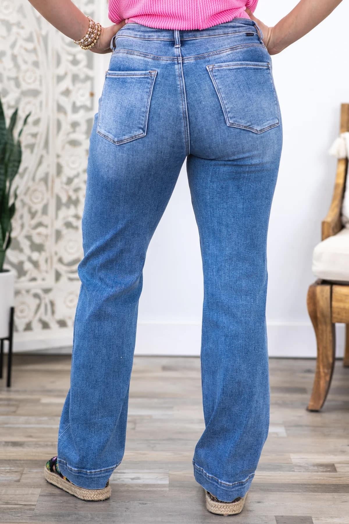 Risen High Rise Straight Jean