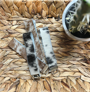 Cowhide Wristlet